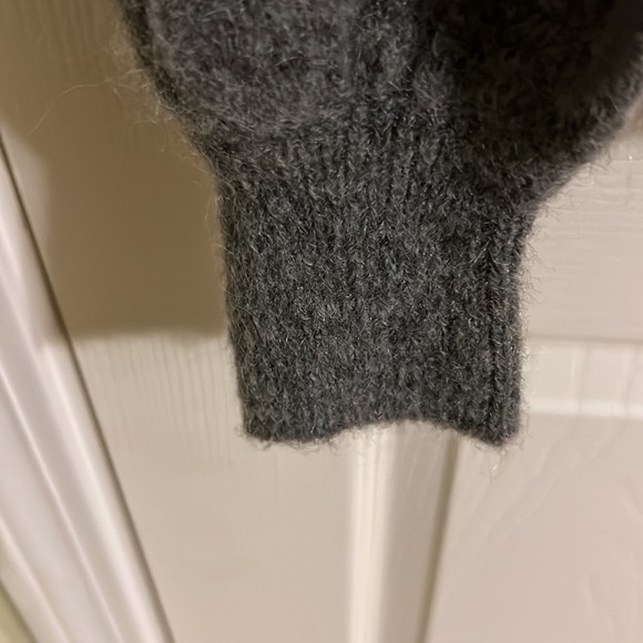 H&M L.O.G.G. Long sleeve faux wrap sweater for women. Size S - Picture 6 of 7